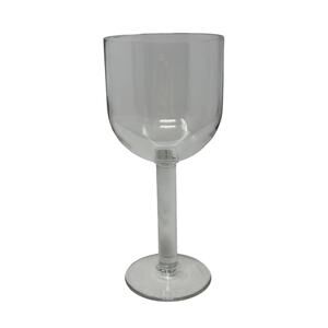 Calvin Klein Bellport Wine Glass Clear Thick Stemmed 7 7/8